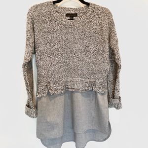 Banana Republic Marled Sweater w/built-in Undershirt (M)